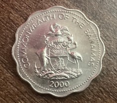 C50 - Moneda foarte veche - Bahamas - 10 centi - 2000