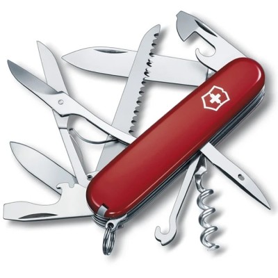 Briceag Multifunctional Victorinox Huntsman, Red, 9.10cm foto