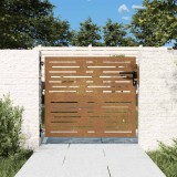 vidaXL Poartă de grădină 85x100 cm, oțel Corten, design pătrat 153245
