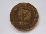 1 PESO 1992 REPUBLICA DOMINICANA (DUARTE on bust)