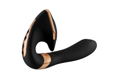 Vibrator Dublu Soyo, Negru foto