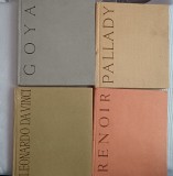 Set 4 albume pictura :Leonardo Da Vinci /Renoir /Pallady /Goya