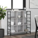 VidaXL Servantă, gri sonoma, 102x32x103,5 cm, lemn prelucrat