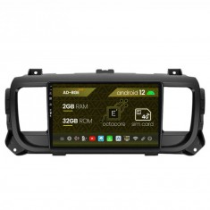 Navigatie Toyota Proace (2016+), Android 12, E-Octacore 2GB RAM + 32GB ROM, 9 Inch - AD-BGE9002+AD-BGRKIT065V2