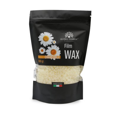 Ceară pentru epilare Film Wax, Global Fashion, 300 g, Mușețel foto