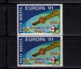 RO 1997 LP1441 &quot;Expo. Fila. &quot;Aeromfila &#039;97&quot; - supra.&quot; ,pereche (V sau H !), MNH