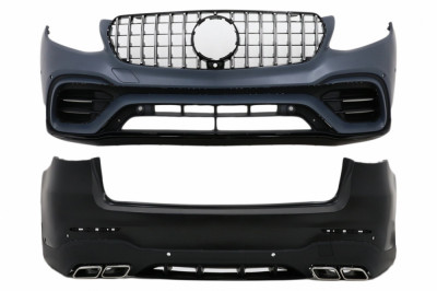 Pachet Exterior compatibil cu Mercedes GLC SUV X253 (2015-07.2019) GLC63 Design doar pentru echipare Standard CBMBGLCX253ST foto