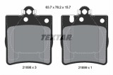 Set placute frana TEXTAR 2189803