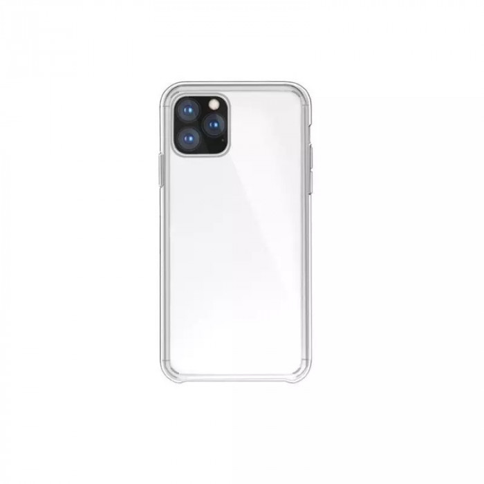 Husa protectie Iphone 11 Pro, din silicon, Gonga&reg; Transparent