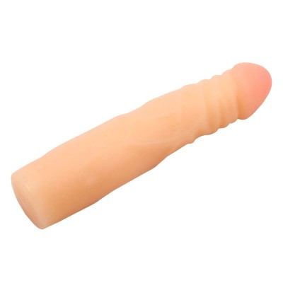 Dildo Clasic Flexibil Real Touch, Natural, 18 cm foto