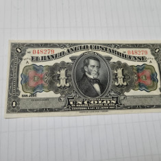 bancnota costa rica 1 c 1917