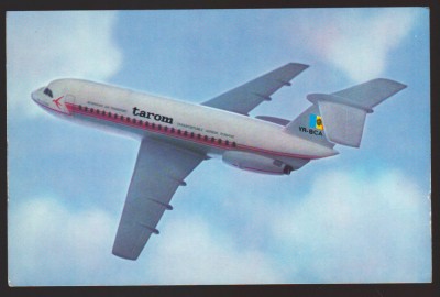 CPIB 22861 - CARTE POSTALA - AVIONUL BAC 1-11, TAROM foto