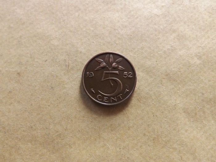 Olanda 5 Centi 1952
