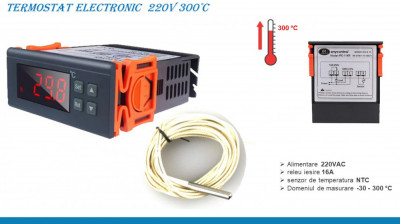 Termostat electronic 300 grade foto