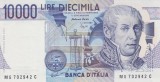 Bancnota Italia 10.000 Lire 1984 - P112c UNC ( vezi descriere )