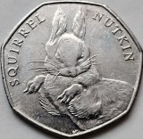 50 pence 2016 Marea Britanie, Squirrel Nutkin, km#1373, Europa