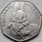 50 pence 2016 Marea Britanie, Squirrel Nutkin, km#1373