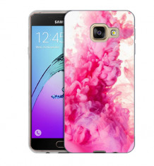 Husa Samsung Galaxy C7 C7000 Silicon Gel Tpu Model Pink Smoke foto