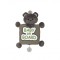 Semn reflectorizant Baby on Board BabyJem, verde