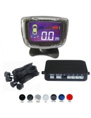 Senzori parcare cu display LCD pentru bord Rosu