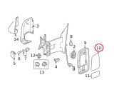 Geam oglinda MERCEDES SPRINTER, 2009-2018; SPRINTER W910, 02.2018-, VW CRAFTER (2E), 2009-04.2017, View Max, partea dreapta, incalzit; sticla convexa