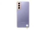 HUSA Smartphone Samsung, pt Galaxy S21, tip back cover (protectie spate), policarbonat | poliuretan, Clear Protective Cover, alb, &quot;EF-GG991CWEGWW&quot;, Plastic