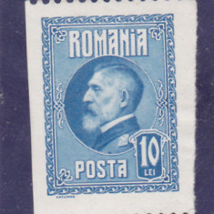 1926 FERDINAND , eroare dantelura,val.10 lei ,Lp nr.74,MNH