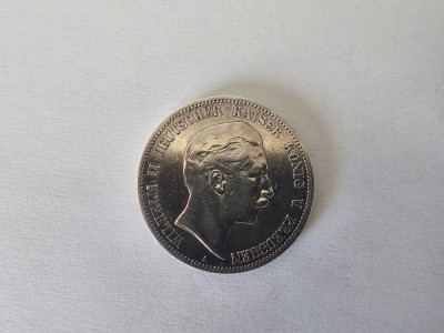 Germania 5 Mark 1904 Argint are 28 gr,impecabila foto
