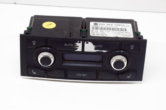 Modul de climatizare AUDI A8 D3 4E2, 4E8 2003 OEM: 5HB008552-01,4E0910158,4E0919158A 13941269