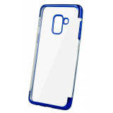 Husa TPU OEM Electro pentru Samsung Galaxy J4 J400, Albastra - Transparenta