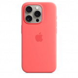 Husa de protectie Silicone Case with MagSafe pentru iPhone 15 Pro, Guava, Apple