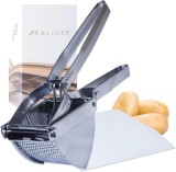 Presă cartofi de la brandul FALIGEE , din oțel inoxidabil, inclusiv racletă pentru aluat, 29x13,5cm, argintie