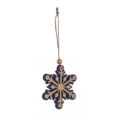 Ornament brad Zaffiro 9x9 cm