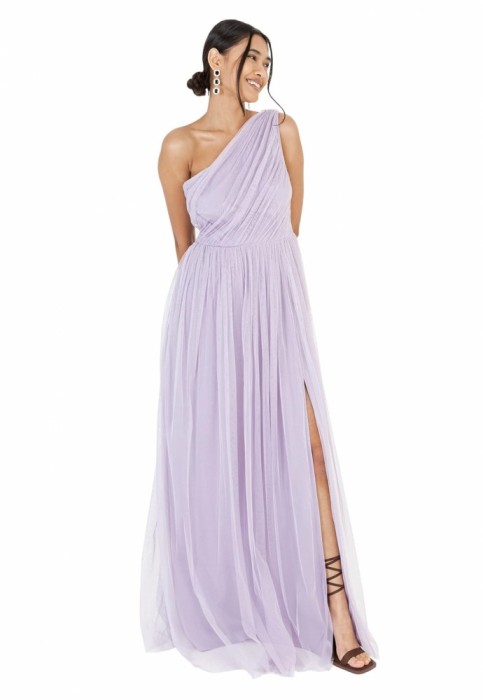 Rochie lunga pentru femei, Anaya with Love, fara maneci, lila, 38 - OUTLET