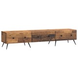 vidaXL Cabinet TV Lemn vechi 147 x 34,5 x 30 cm Lemn prelucrat 895633