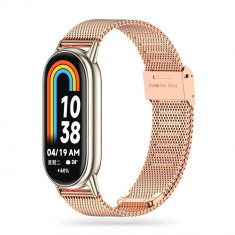 Curea Tech-Protect Milaneseband pentru Xiaomi Smart Band 8/8 NFC Roz