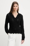 Fracomina pulover culoarea negru, călduros, FS25WT7032K53801