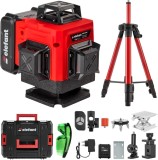 Cumpara ieftin Nivela laser cu trepied 16 linii, 25m, display LCD, Timp de nivelare &le; 5s, &plusmn;0.2 mm/1m, 2 acumulatori, PROFESIONAL, ELEFANT E4DT-DB-M