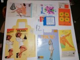 Cumpara ieftin LOT 6 AMBALAJE VECHI CIORAPI / DRES - ROMANESTI / STRAINE - ADESGO ETC - DE COLECTIE