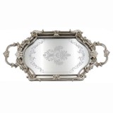Cumpara ieftin Tava din rasina cu oglinda Silver Luxury 50 cm