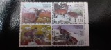 Tajikistan-Fauna wwf,ibex-serie completa nestampilate MNH (C1)