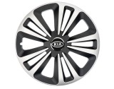 Cumpara ieftin Set 4 Capace Roti Terra Gri-Negru R14, pentru gama auto Kia, Autohelix MSA