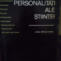 Carmen Zgavardici - Personalitati ale stiintei. Mic dictionar (1977)
