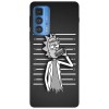 Husa compatibila cu Motorola Edge 20 model Rick mugshot, Silicon, TPU, Viceversa, Transparent, Carcasa