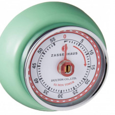 Cronometru de bucatarie retro Zassenhaus, otel inoxidabil, 7cm, M072365 - RESIGILAT