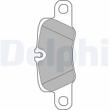 DELPHI LP2237 set placute frana,frana disc