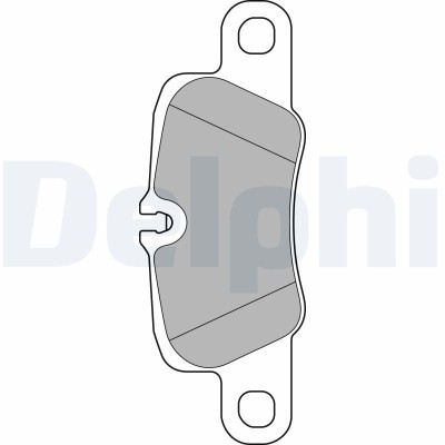 DELPHI LP2237 set placute frana,frana disc foto