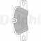 DELPHI LP2237 set placute frana,frana disc