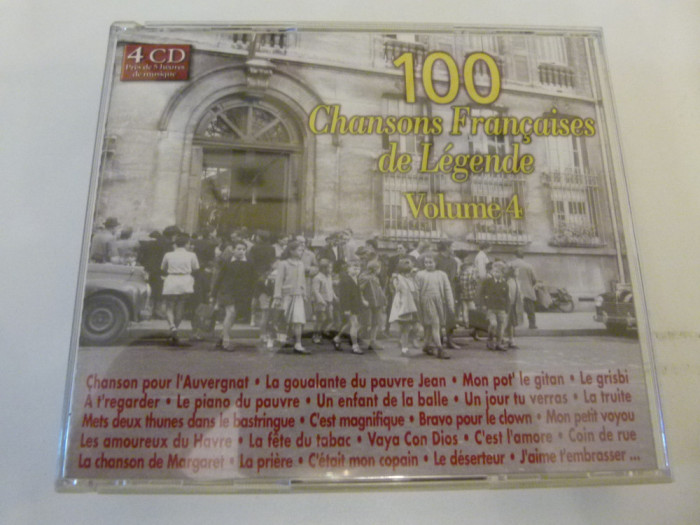 Chanson Francais 4- cd - 1280