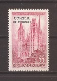 Franta 1957 - Catedrala din Rouen (supratipar Consiliul Europei), MNH